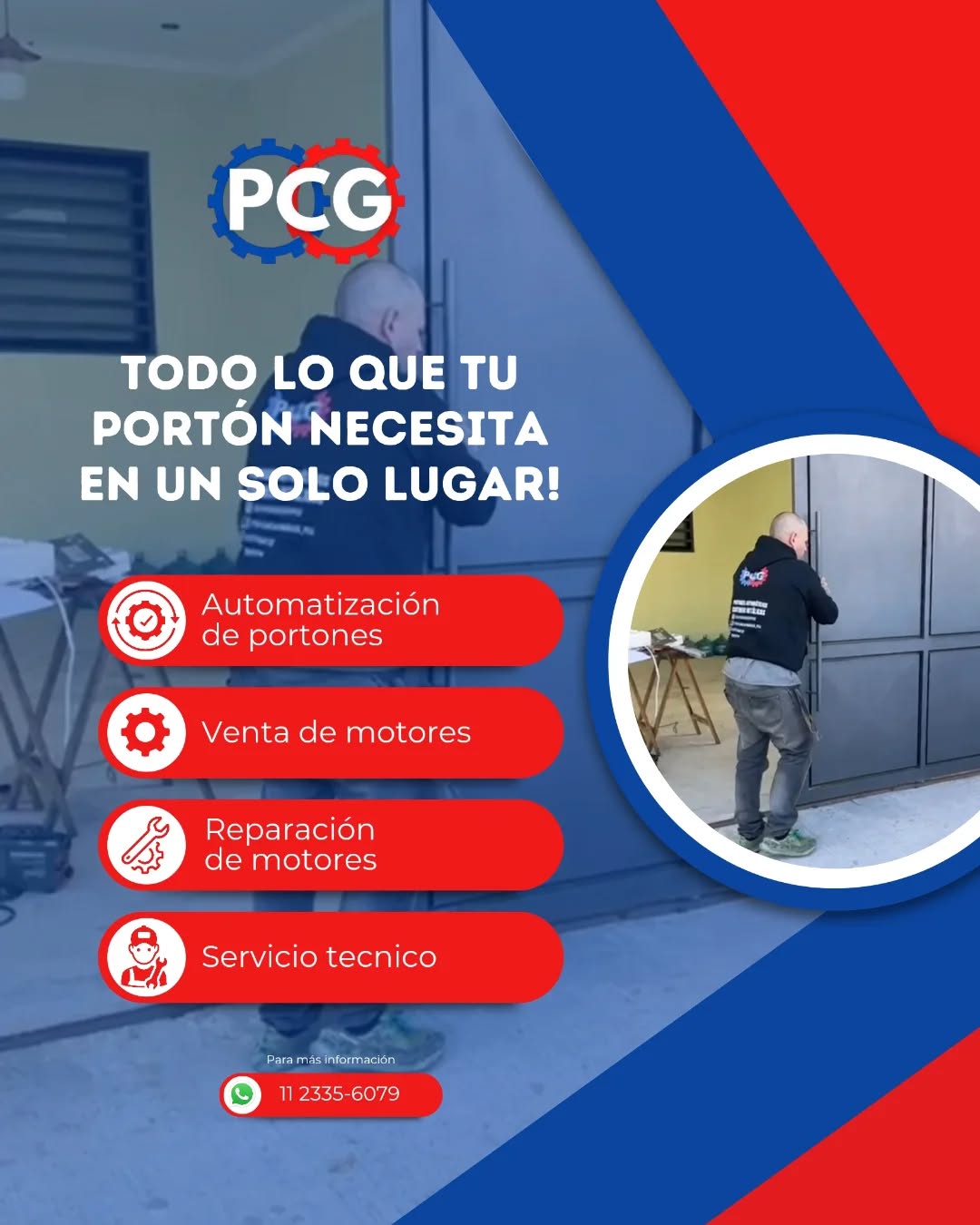 PCG - Todo lo que tu portón necesita en un solo lugar - Automatización, Venta, Reparación y Servicio Técnico